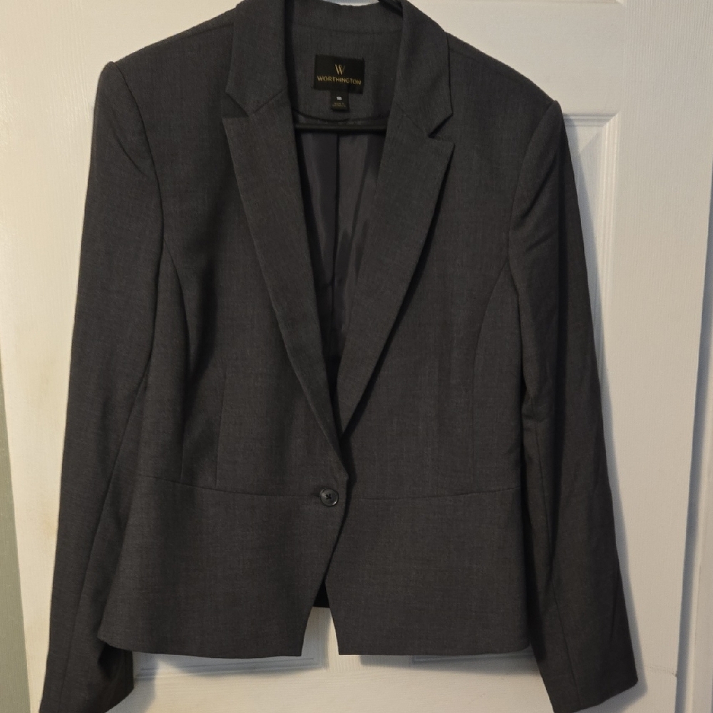 Worthington Women's Gray Blazer
